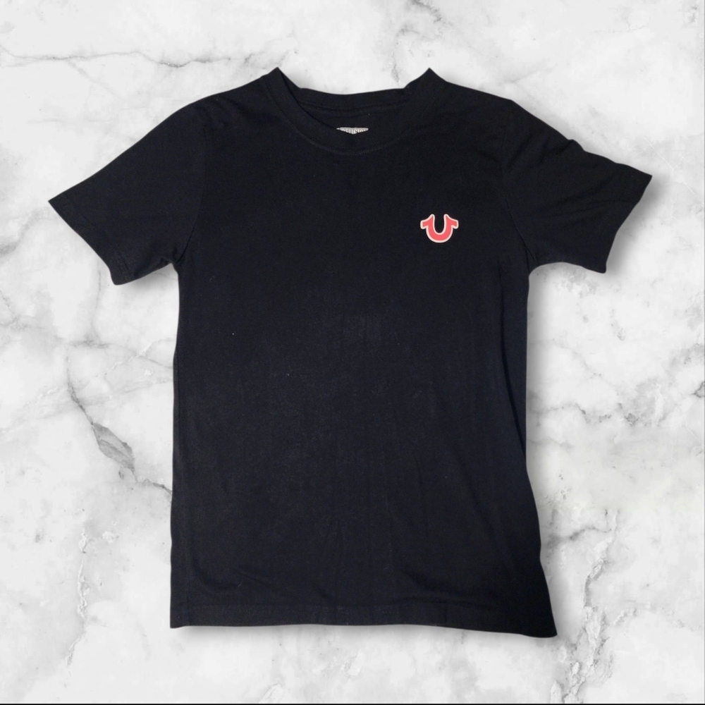 True Religion | World Tour Black Tee Shirt | Unisex S